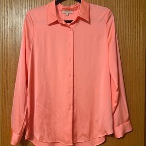 Skies Are Blue Vibrant Coral Top